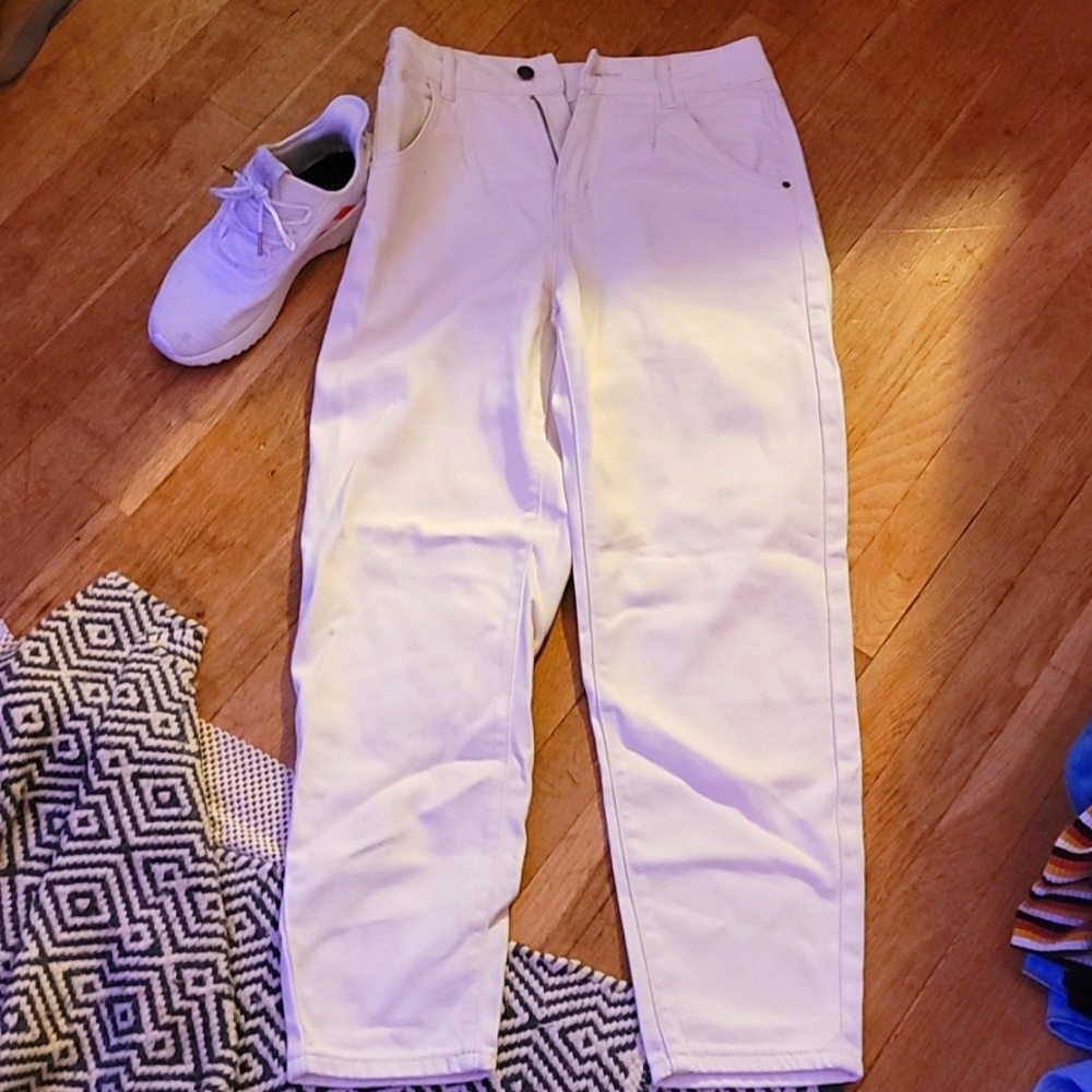 White jeans